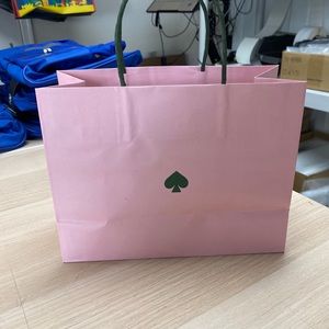 KATE SPADE SMALL PAPER SHOPPING GIFT BAGS IN BLUSH PINK Bundle Of 5 Bags!